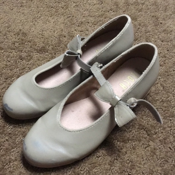 Tap shoes Bloch Girls size 1.5 dance preowned - Picture 1 of 6
